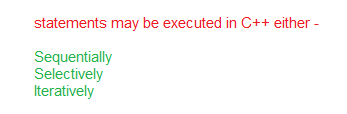 Flow Control- Statements in C++